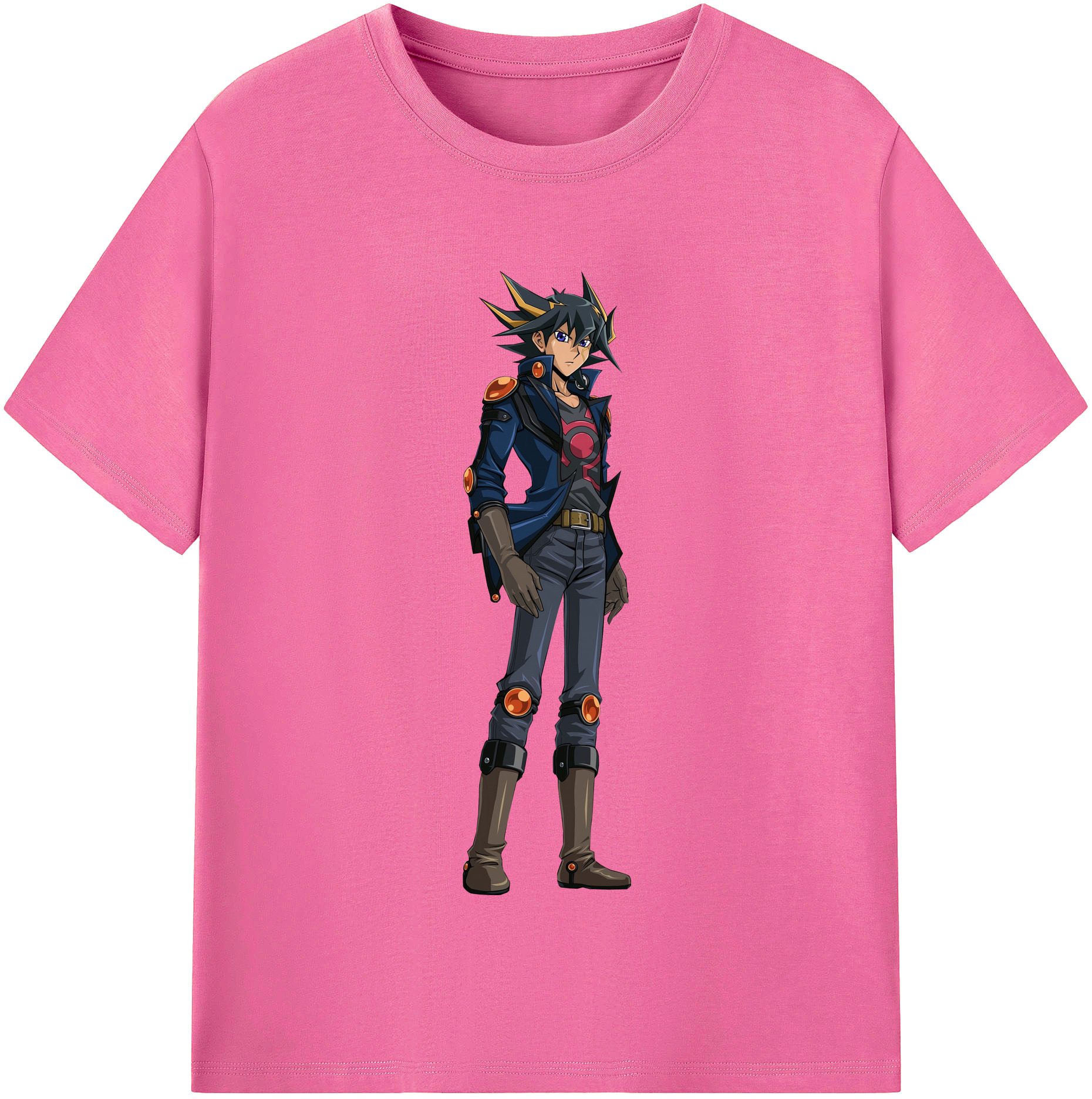 （画像用） 遊☆戯☆王 Yu-Gi-Oh! レディースカジュアルプリントTシャツ（綿100％）